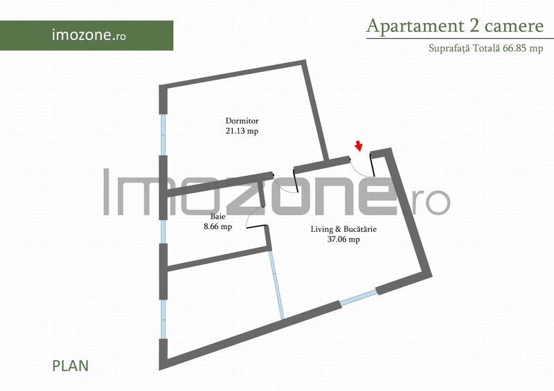 Aramesti, 2 camere, 66 mp, parter/3, bloc tip vila, c-tie 1990, comision 0%