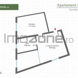 Aramesti, 2 camere, 66 mp, parter/3, bloc tip vila, c-tie 1990, comision 0%